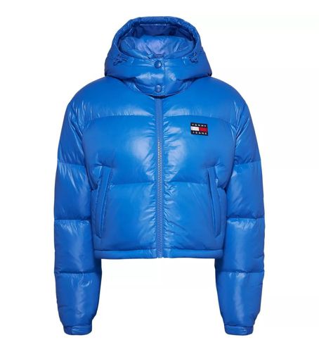 DW0DW16572 Veste croisée matelassée Alaska avec coupe croisée bleue (L), Casuel, Manche longue, Durable, Nylon recyc - Tommy Jeans - Modalova