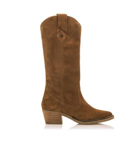 Bottes en cuir Teo marron - Hauteur du talon 5cm (36), 3 à 5 cm, Aucun, Casuel - MTNG - Modalova