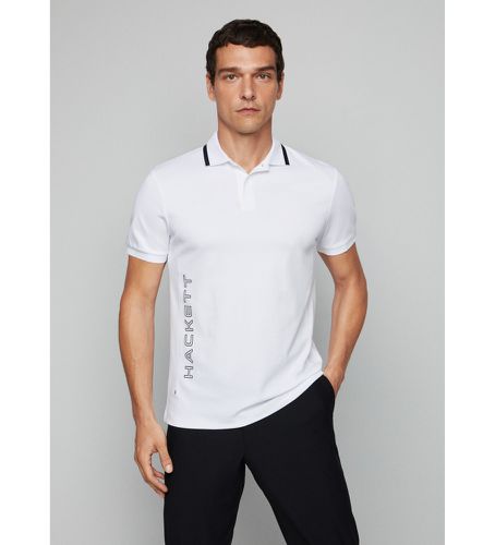 HM563231 Polo Tech Placket (XL), Casuel, Coton, Manche courte - Hackett London - Modalova