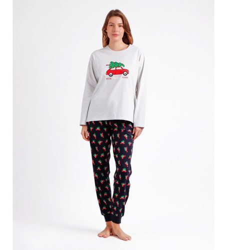 Pyjama à manches longues Arbre de Noël (S), Homewear, Coton, Manche longue - Admas - Modalova