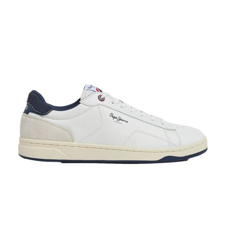 PMS00014 Kore Basic Leather Sneakers (44), Cuir, Blanc, Plat, Lacets, Casuel - Pepe Jeans - Modalova