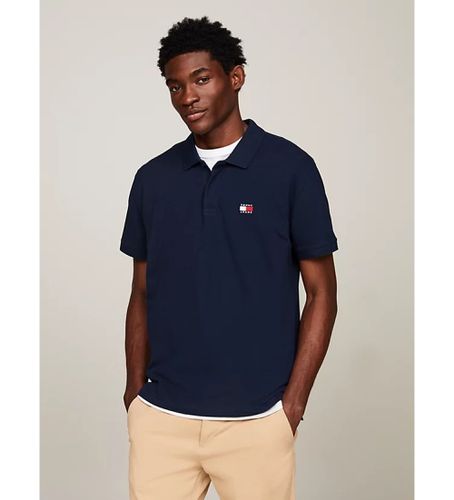 DM0DM18314 Polo de coupe régulière avec écusson Tommy (M), Casuel, Coton, Manche courte - Tommy Jeans - Modalova