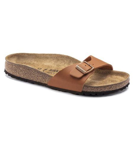 Sandales en cuir Madrid Birko-Flor marron (41), Plat, Aucun, Casuel - Birkenstock - Modalova