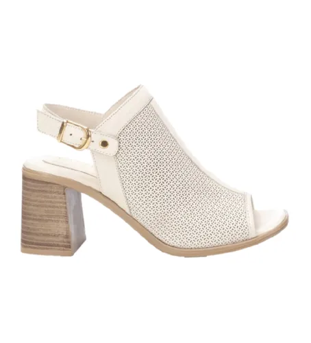 HIELO WOMAN ANKLE BOOTS 161597 - Hauteur du talon : 8cm (40), Cuir, Blanc, 5 à 8 cm, Fermeture éc - Carmela - Modalova