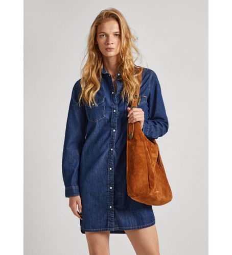 PL953509DP5 Robe Mayaa (XXS), Casuel, Coton, Denim, Manche longue, Durable - Pepe Jeans - Modalova