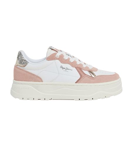 PLS00008 Kore Multi W chaussures en cuir (39), Plat, 1 à 3 cm, Lacets, Casuel, Rose - Pepe Jeans - Modalova