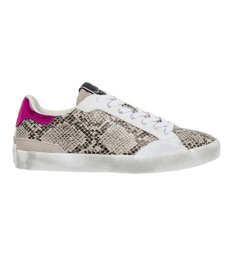 PLS00012 Baskets en cuir Lane Snake (38), Plat, Lacets, Casuel, Imprimé animal, Durable - Pepe Jeans - Modalova