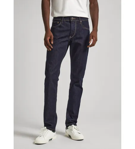 PM207390BC0 Jeans Tapered (28/34), Casuel, Coton, Denim, Marine - Pepe Jeans - Modalova