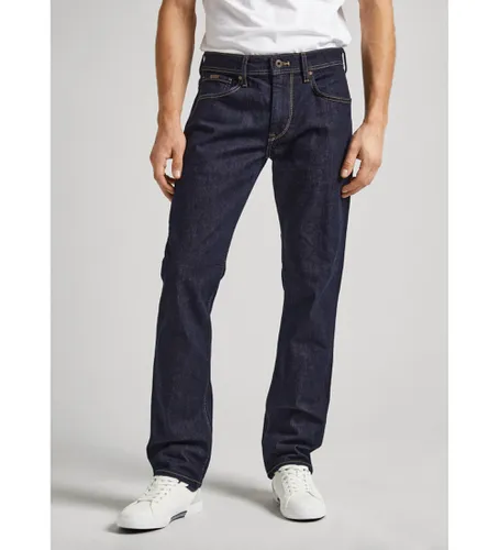 PM207393BC0 Jeans Straight (31/30), Casuel, Coton, Denim, Durable, Marine - Pepe Jeans - Modalova