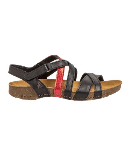 MU Sandales en cuir 1116 multicolores (36), 1 à 3 cm, Velcro, Casuel - Art - Modalova