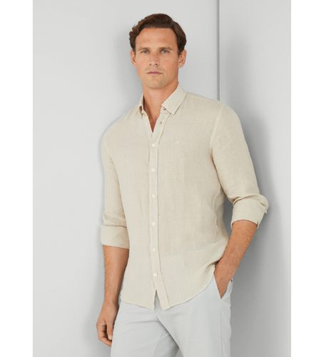 HM309743 Chemise Garment Dye (S), Casuel, Lin, Classique, Manche longue - Hackett London - Modalova