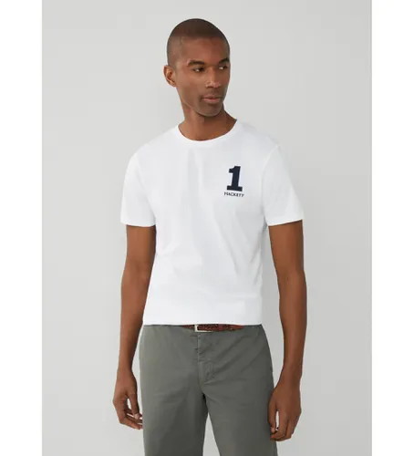 HM500819 T-shirt Heritage Number (XS), Casuel, Coton, Manche courte - Hackett London - Modalova