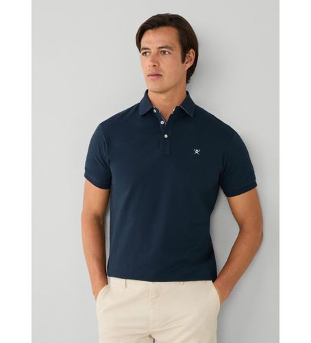 HM563281 Polo Swim Trim Palm (XS), Casuel, Coton, Manche courte, Marine - Hackett London - Modalova