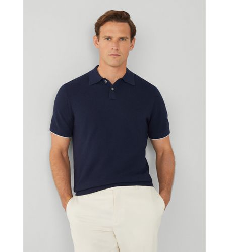 HM703147 Polo Ss Diagonal St (XS), Casuel, Coton, Manche courte, Marine - Hackett London - Modalova