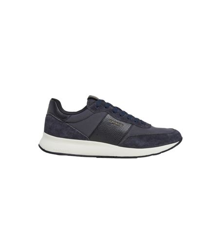 HMS21387 Baskets en cuirH-Runner Essex (40), Plat, Lacets, Casuel, Marine - Hackett London - Modalova