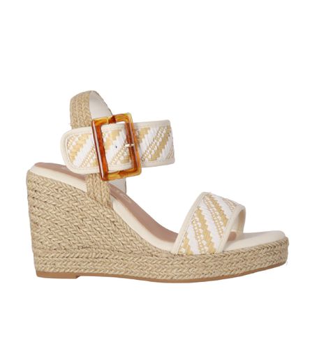 VIOLETA 15 Espadrilles 15 -Hauteur de la semelle compensée 9cm (37), Blanc, 8 à 10 cm, Boucle, Casuel - Chika10 - Modalova