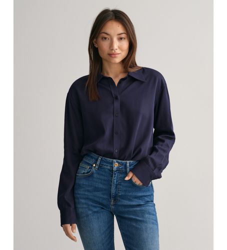 Chemise à coupe décontractée (38), Casuel, Viscose, Manche longue - Gant - Modalova