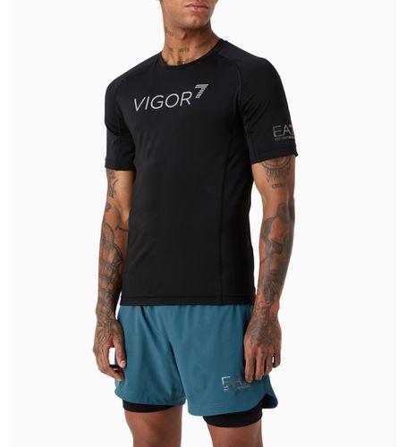 DPT18_PJMDZ Vigor7 Big Logo T-shirt (S), Casuel, Polyester, Manche courte - EA7 - Modalova