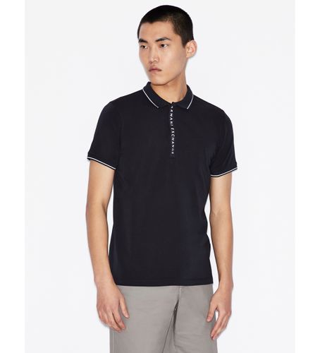 NZF71ZJH2Z1510 Polo avec logo (L), Casuel, Coton, Manche courte - Armani Exchange - Modalova