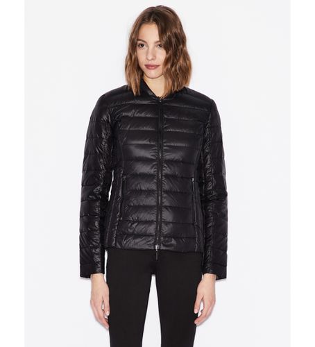 NYB01YNM4Z1200 Veste zippée matelassée noire (M), Casuel, Polyamide, Manche longue - Armani Exchange - Modalova