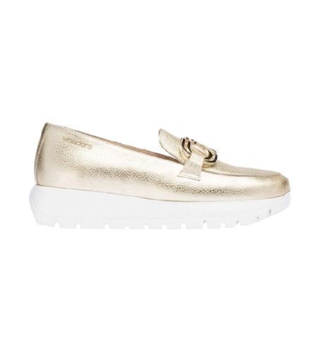 A-2462 Mocassins en cuir Golden Sidney (40), Doré, 1 à 3 cm, Aucun, Casuel - Wonders - Modalova