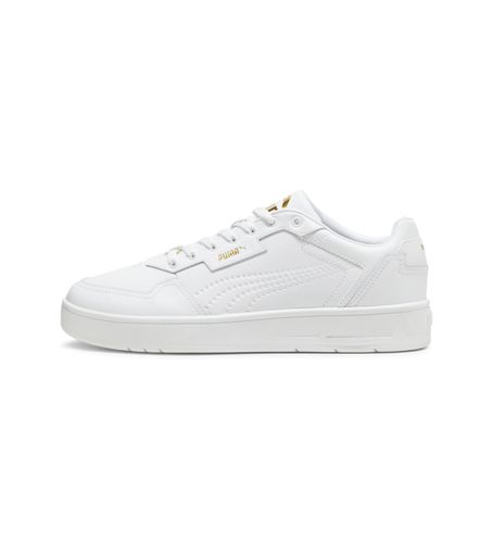 Court Classic Lux Leather Sneakers (36), Cuir, Blanc, Plat, Lacets, Casuel - Puma - Modalova