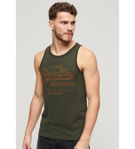 M6010814A T-shirt classique avec logo Heritage vintage (S), Casuel, Coton, Sans manches / bretelles - Superdry - Modalova