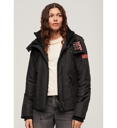 W5011652A Veste coupe-vent à capuche Mountain (S), Noir, Casuel, Polyester, Manche longue - Superdry - Modalova