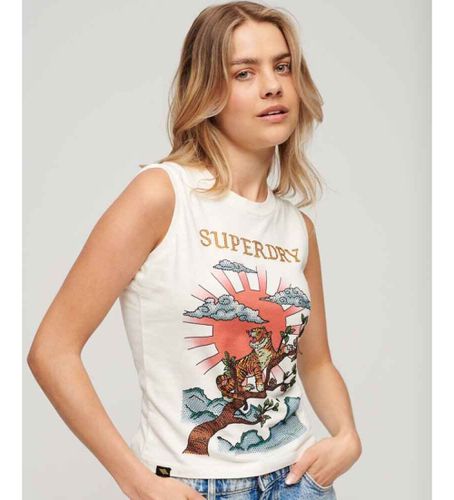 W6011781A T-shirt Tattoo (S), Casuel, Coton, Sans manches / bretelles - Superdry - Modalova