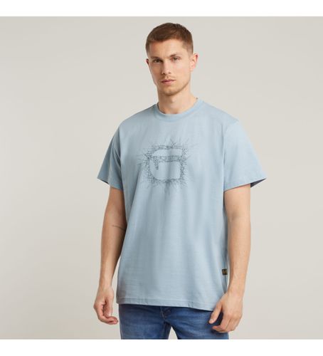 D25672-C336-6481 Stitch Burger Logo Loose T-shirt (XXS), Casuel, Manche courte, Le coton biologique, Durable - G-Star - Modalova