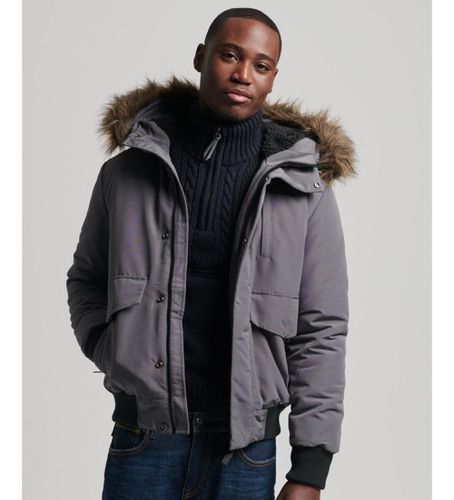 M5011113A Veste bombardier Everest grise (XS), Casuel, Polyester, Manche longue - Superdry - Modalova