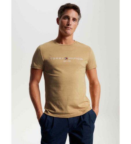 MW0MW11797 T-shirt slim avec logo brodé (L), Casuel, Coton, Manche courte - Tommy Hilfiger - Modalova