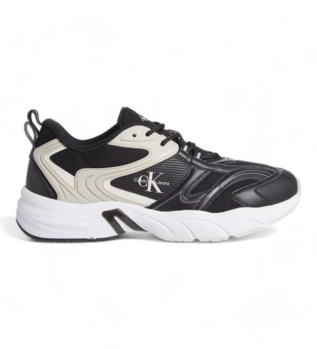 YM0YM00984 Trainers Retro Tennis Low Lace up (40), Cuir, Noir, Plat, Lacets, Casuel - Calvin Klein Jeans - Modalova