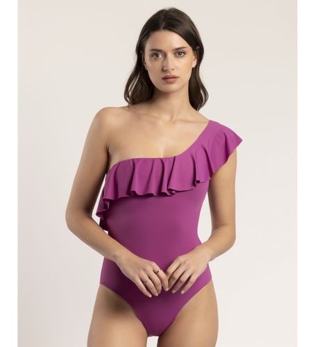 Maillot de bain à bonnets volantés lilas avec côtés (S), Violet, Beachwear, Polyamide - Admas - Modalova