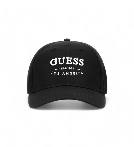 AM5023POL01 Casquette de baseball noire (OSFA), Casuel, Polyester - Guess - Modalova