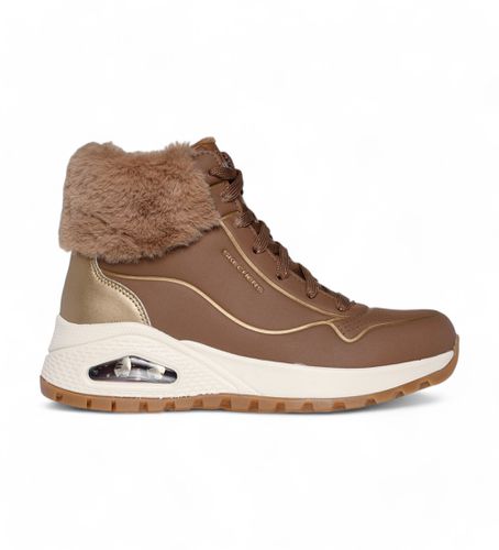 Trainers Uno Rugged Fall Shimmer brown (36), Marron, Plat, Fermeture éclair, Casuel - Skechers - Modalova