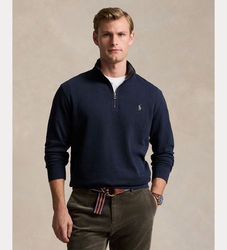 Pull zip (S), Casuel, Coton, Manche longue, Marine - Polo Ralph Lauren - Modalova