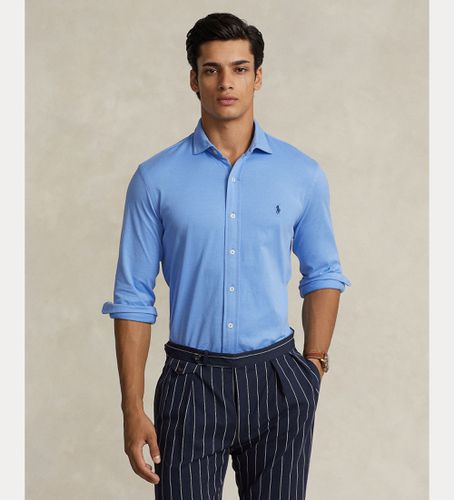 Chemise tricotée bleue (S), Casuel, Fête, Coton, Classique, Manche longue - Polo Ralph Lauren - Modalova