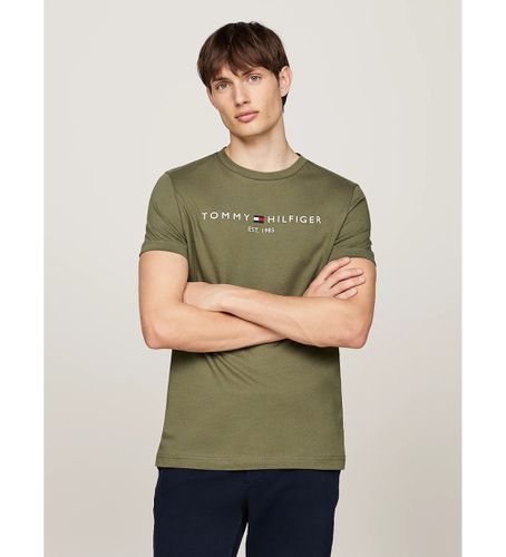 MW0MW11797 T-shirt slim avec logo brodé (M), Casuel, Coton, Manche courte - Tommy Hilfiger - Modalova