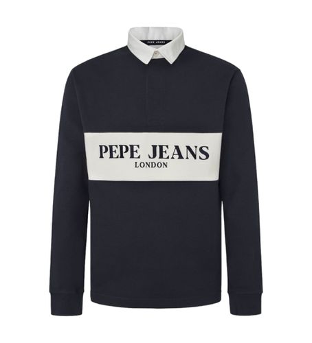 PM542210 Polo Joey (S), Casuel, Coton, Manche longue, Marine - Pepe Jeans - Modalova