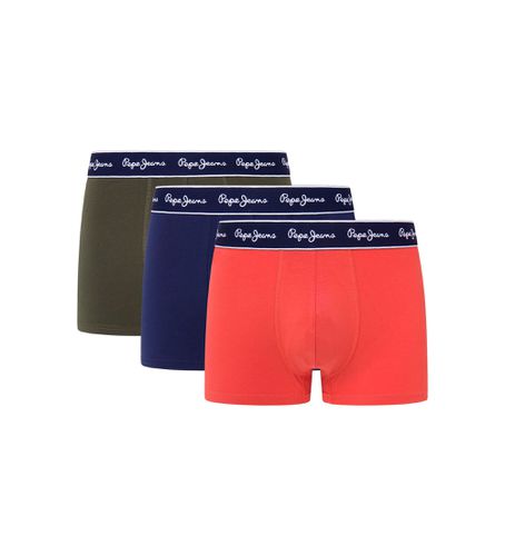 PMU11171 Pack 3 Boxers Solid , navy, (S), Rouge, Homewear, Vert, Coton, Marine - Pepe Jeans - Modalova