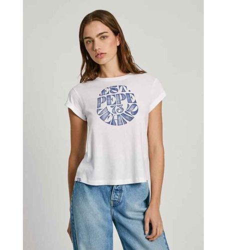 PL505881 T-shirt Elvia (XS), Casuel, Coton, Manche courte - Pepe Jeans - Modalova