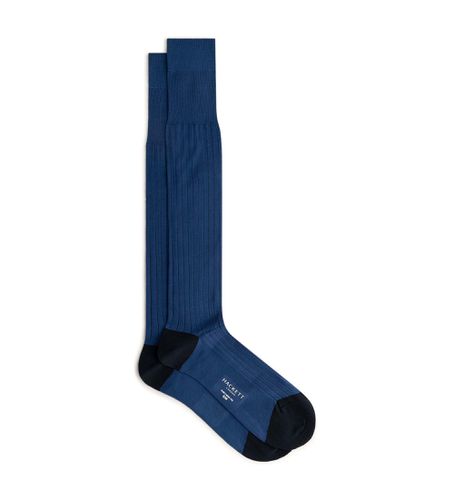 HMU30046 Chaussettes longues bleues (M-L), Homewear, Coton - Hackett London - Modalova