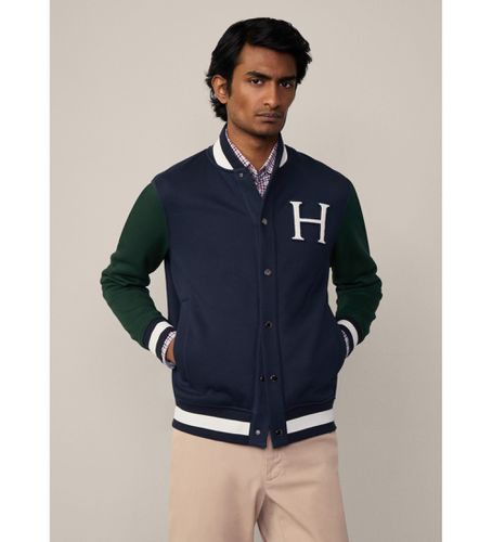 HM581281 Veste de survêtement Heritage (XL), Casuel, Coton, Manche longue, Marine - Hackett London - Modalova