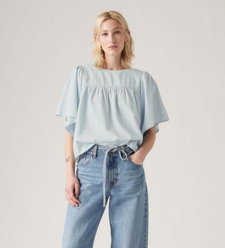 A8678-0019 Reyna Blouse légère bleue (M), Casuel, Coton, Manche courte - Levi's - Modalova