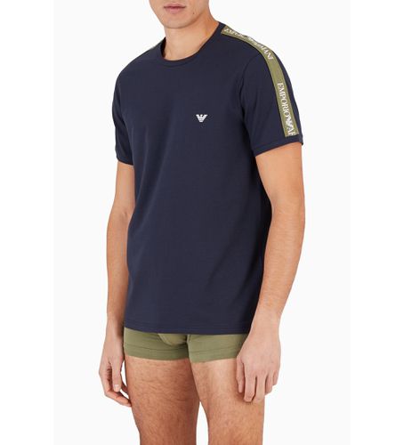 F717 T-shirt Home (XL), Homewear, Coton, Manche courte, Marine - Emporio Armani - Modalova