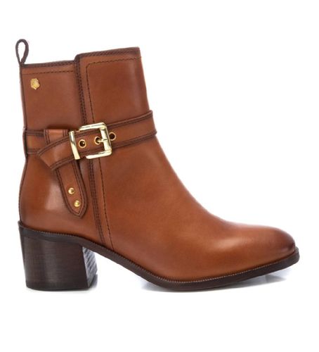 CAMEL Bottines en cuir 161735 marron (37), 3 à 5 cm, Fermeture éclair, Casuel - Carmela - Modalova