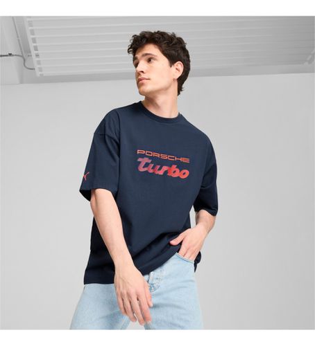 T-shirt PL ESS (S), Casuel, Coton, Manche courte, Durable, Marine - Puma - Modalova