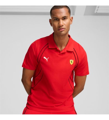 Polo Ferrari Race (S), Casuel, Coton, Manche courte, Durable - Puma - Modalova