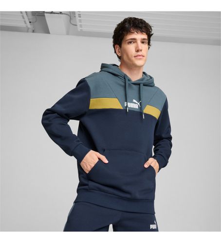 Sweatshirt Power Colorblock (L), Casuel, Coton, Marine - Puma - Modalova